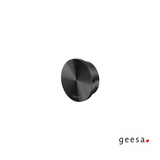 Άγκιστρο μπάνιου μονό 1,9εκ. Φ54 OPAL Geesa Inox PVD Black Brushed