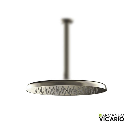 Κεφαλή Ντουζ Φ30 χωρίς μπράτσο Lumiere, Vicario Black Brushed