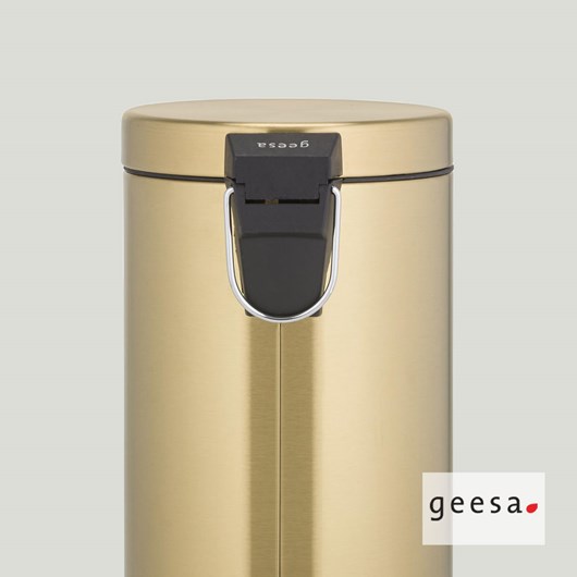 Χαρτοδοχείο Επιδαπέδιο 3l Geesa Inox PVD Brushed Gold