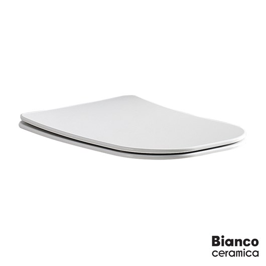 Κάλυμμα Λεκάνης DL110 DL120 Slim Soft Close, Bianco Ceramica White