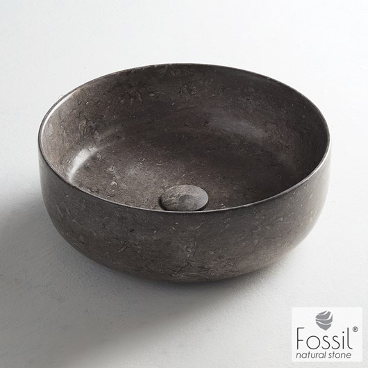 Νιπτήρας Μαρμάρινος  Jetti Φ39 h.14 Fossil Grey