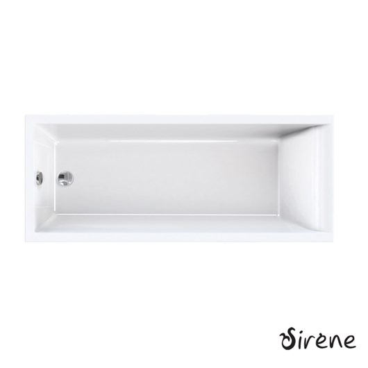 Μπανιέρα Ακρυλική CLARISSA 120x70, Sirene White