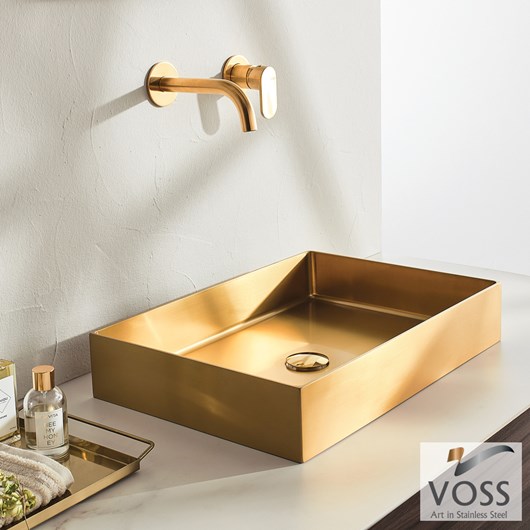 Νιπτήρας Αldo 55x38 voss Inox PVD Brushed Gold