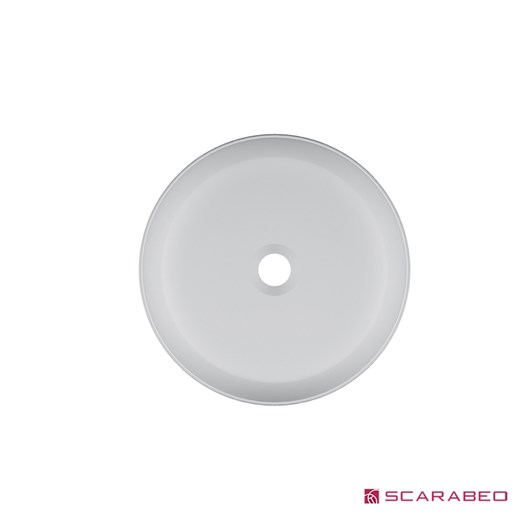 Νιπτήρας Πορσελάνης Glam Φ39 Scarabeo White