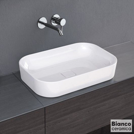 Νιπτήρας Πορσελάνης Centro 60x40 Bianco Ceramica White