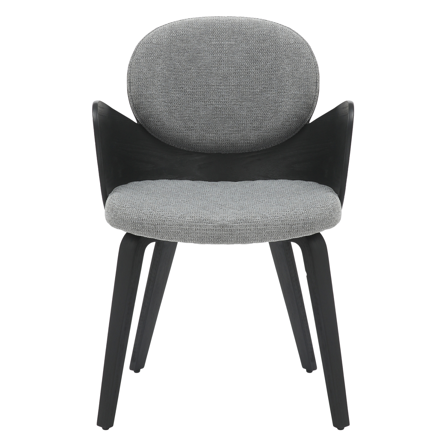 ΠΟΛΥΘΡΟΝΑΚΙ ΤΡΑΠΕΖΑΡΙΑΣ DARNELL HM9974.02 ΜΑΥΡΟ Κ.Π.-ΓΚΡΙ ΥΦΑΣΜΑ 56x56x83Υεκ.