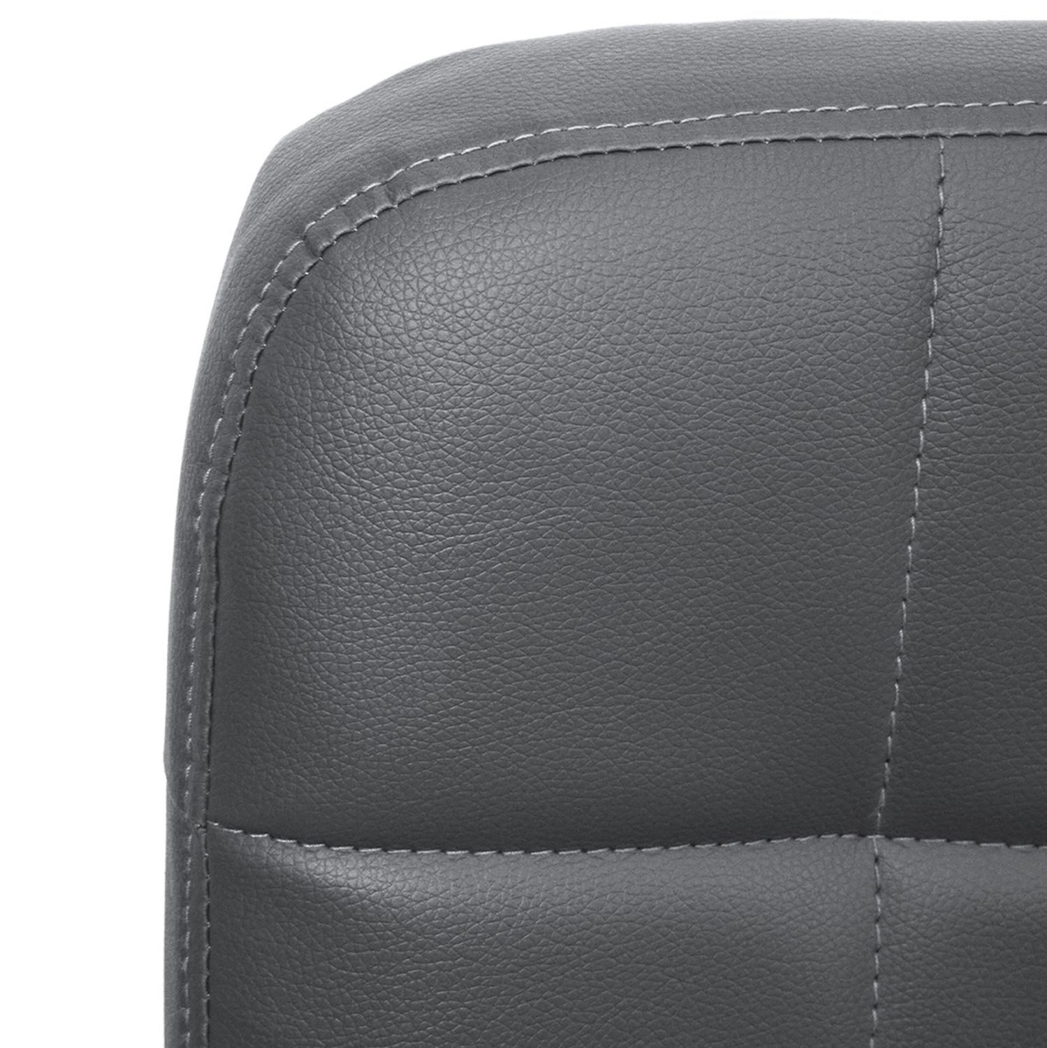 ΚΑΡΕΚΛΑ ΓΡΑΦΕΙΟΥ PORTIMA HM1197.03 ΓΚΡΙ PVC-ΜΑΥΡΟΣ ΣΚΕΛΕΤΟΣ & ΒΑΣΗ 66.5x60x97Υεκ