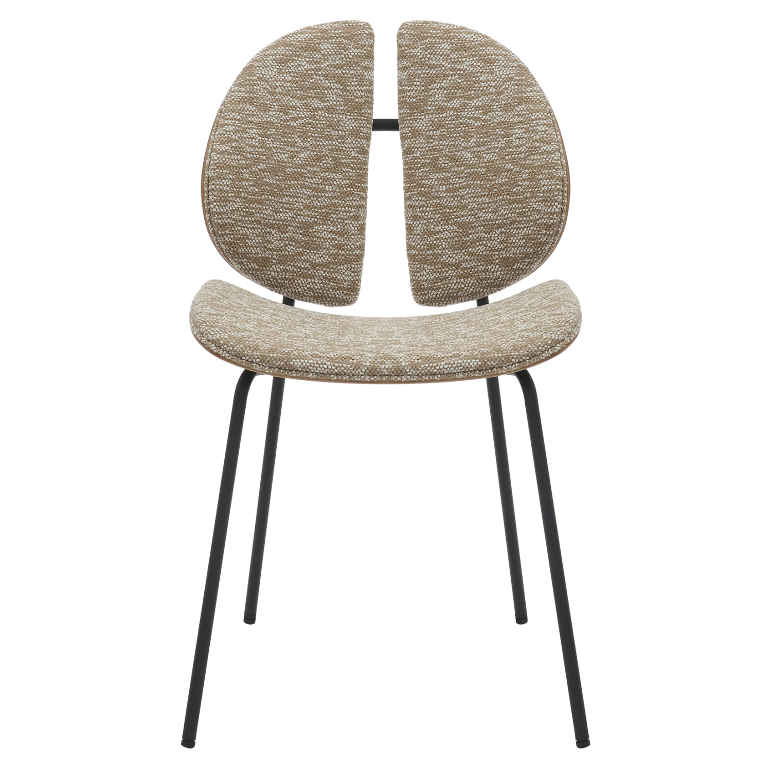 ΚΑΡΕΚΛΑ ΤΡΑΠΕΖΑΡΙΑΣ LUNGS HM9982.01 ΜΑΥΡΟ ΜΕΤΑΛΛΟ-ΜΠΕΖ ΥΦΑΣΜΑ 49x53,5x80Υεκ.