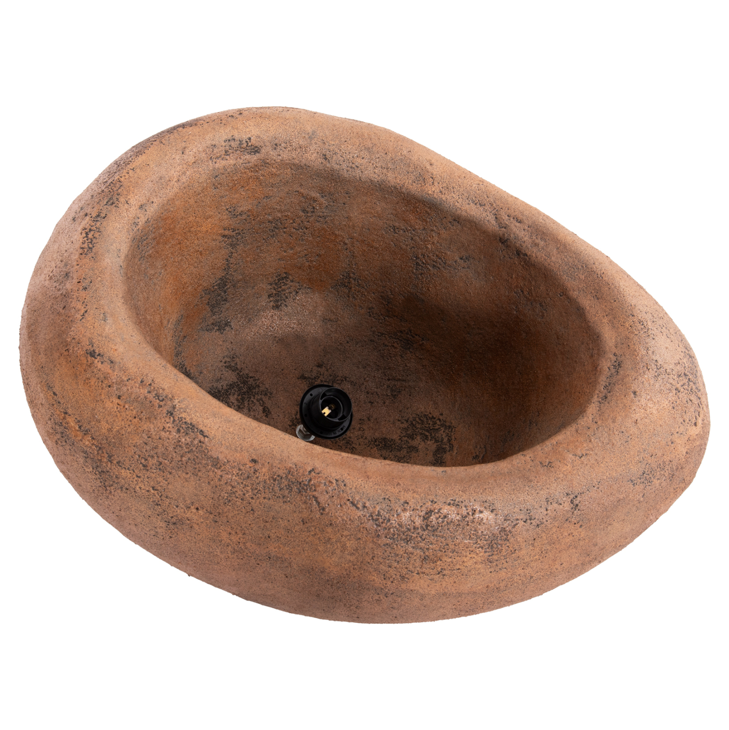 ΦΩΤΙΣΤΙΚΟ ΟΡΟΦΗΣ ΜΕ ΟΨΗ ΠΕΤΡΑΣ STONER (L) HM4419 ΣΚΟΥΡΟ ΜΠΕΖ 72x60x32Υεκ.