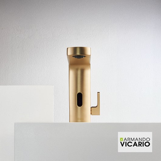 Μπαταρία Νιπτήρα Ηλεκτρονική (μπατ.) Sensi Vicario Brushed Gold