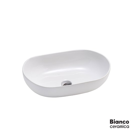 Νιπτήρας Πορσελάνης LOOP 57,5 x36,5 Bianco Ceramica White