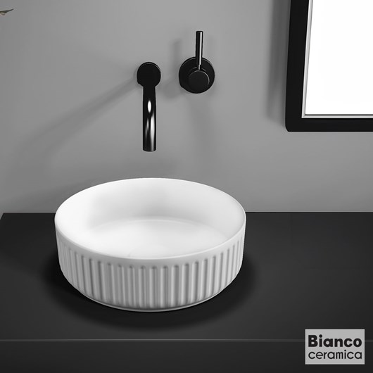 Νιπτήρας Πορσελάνης ETNA-S Φ36 Bianco Ceramica White Matt