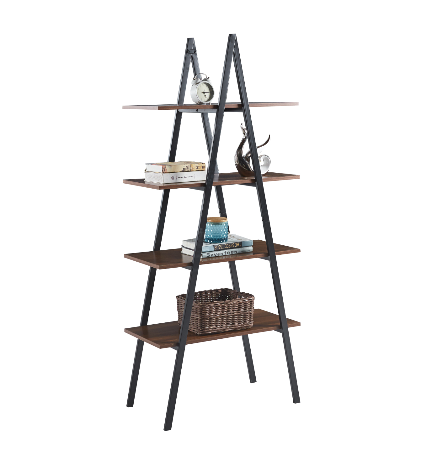 ΡΑΦΙΕΡΑ STAM HM18073.04 ΜΑΥΡΟΣ ΜΕΤΑΛΛΙΚΟΣ ΣΚΕΛΕΤΟΣ-ΜΕΛΑΜΙΝΗ ΚΑΡΥΔΙ 71x38x165Υεκ.