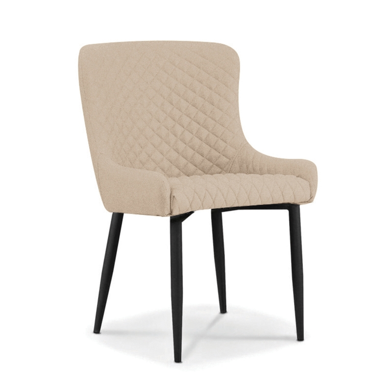 LION BEIGE ΥΦΑΣΜΑ(Σ2)ΚΑΡΕΚΛΑ ΜΕΤΑΛΛΙΚΗ 48X55X50-86εκ.