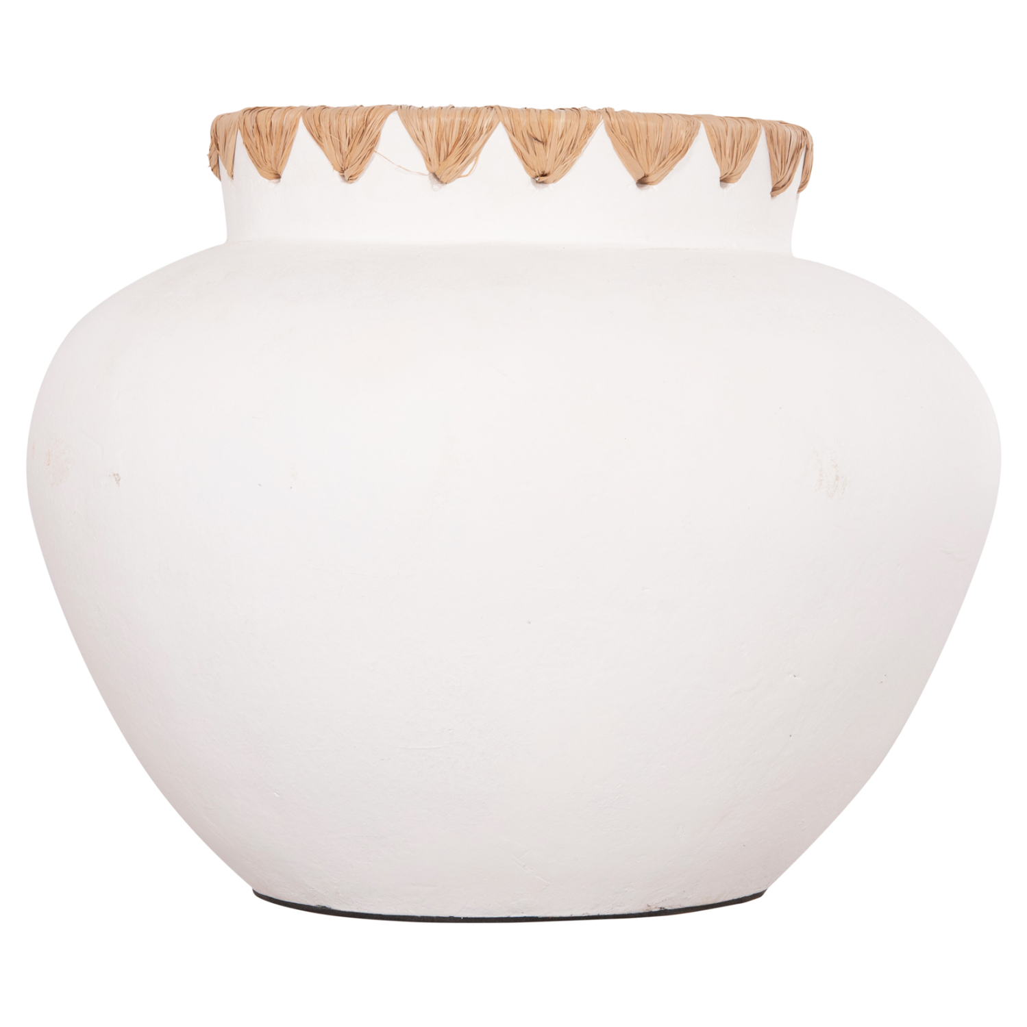 ΔΙΑΚΟΣΜΗΤΙΚΟ ΒΑΖΟ RENTON(S) HM4735 ΤΕΡΑΚΟΤΑ ΛΕΥΚΗ-ΠΛΕΞΗ ΨΑΘΑΣ ΣΤΟ ΣΤΟΜΙΟ Φ23x19Υεκ