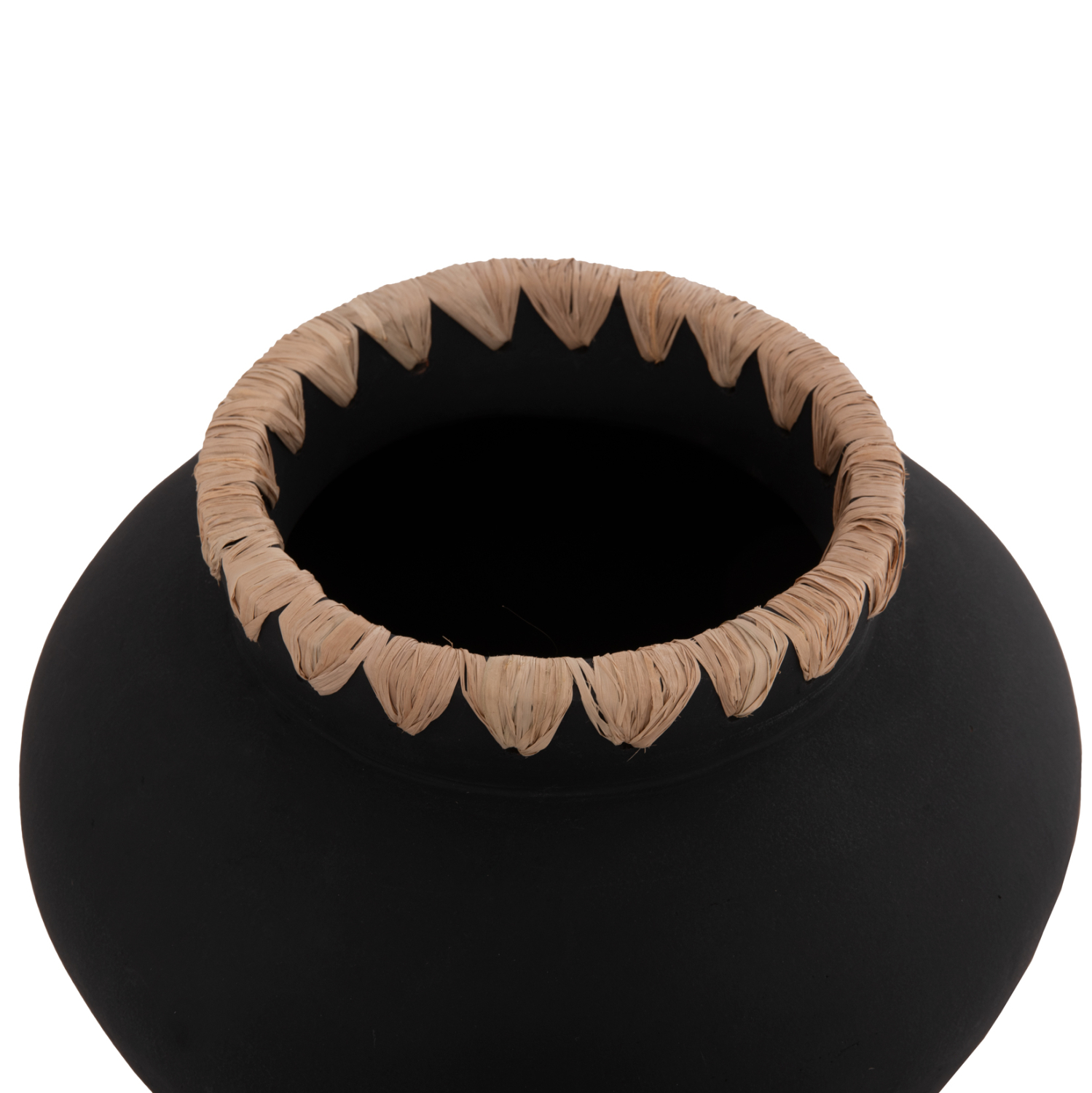 ΔΙΑΚΟΣΜΗΤΙΚΟ ΒΑΖΟ RENTON(M) HM4732 ΤΕΡΑΚΟΤΑ ΜΑΥΡH-ΠΛΕΞΗ ΨΑΘΑΣ ΣΤΟ ΣΤΟΜΙΟ Φ28x23Υεκ