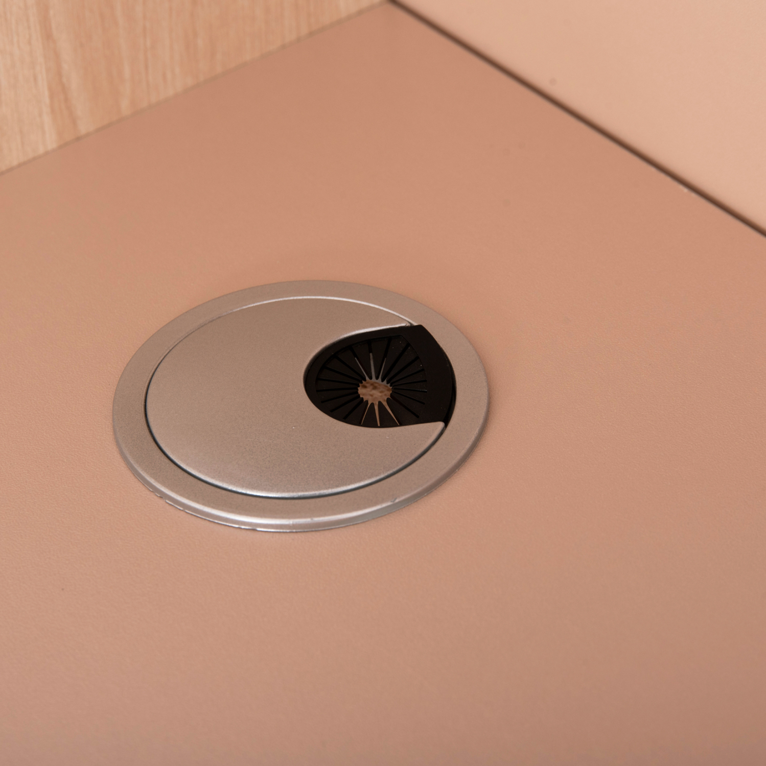 ΓΡΑΦΕΙΟ ΥΠΟΔΟΧΗΣ DALTON HM2068.02 ΜΕΛΑΜΙΝΗ ΣΕ SONAMA-ΜΠΕΖ 240x80x106Υεκ.