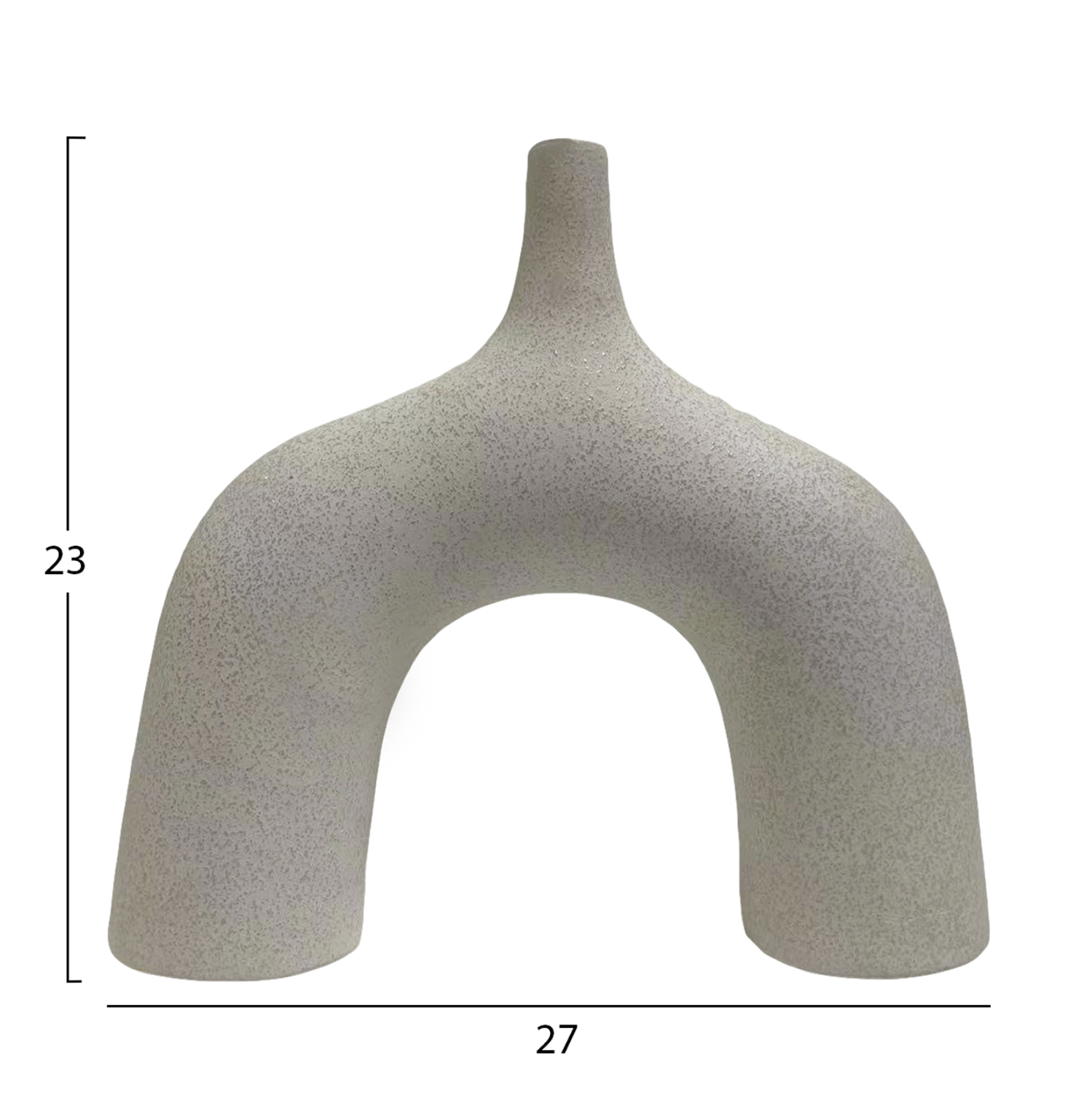 ΕΠΙΤΡΑΠΕΖΙΟ ΚΕΡΑΜΙΚΟ ΔΙΑΚΟΣΜΗΤΙΚΟ ISIL HM4600.01 ΚΡΥΣΤΑΛΛ.ΥΠΟΛΕΥΚΟ 27x9.5x22.5Υεκ