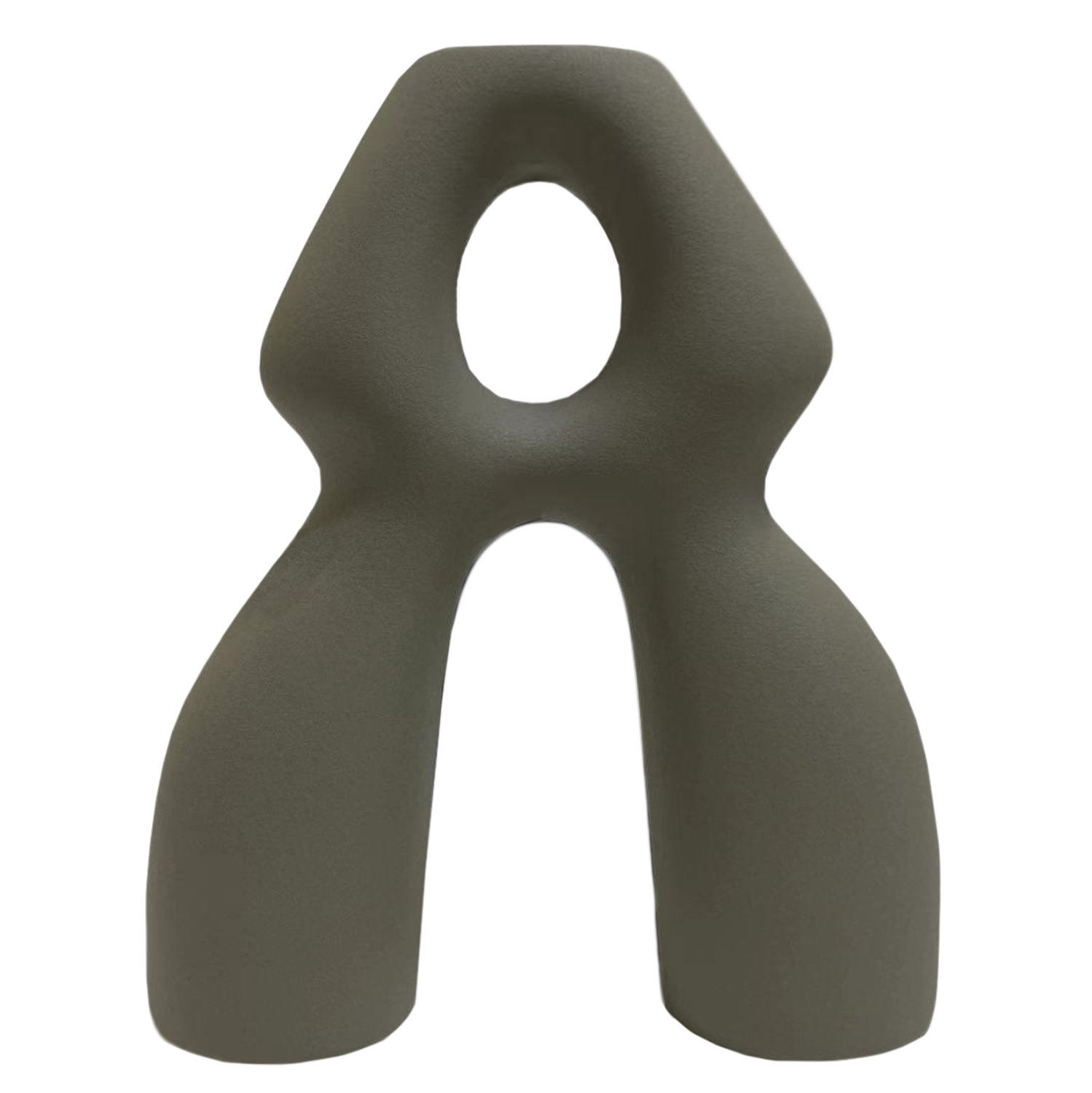 ΕΠΙΤΡΑΠΕΖΙΟ ΚΕΡΑΜΙΚΟ ΔΙΑΚΟΣΜΗΤΙΚΟ ISIL HM4598.03 ΓΚΡΙ ΜΑΤ 25x9x29,5Υεκ