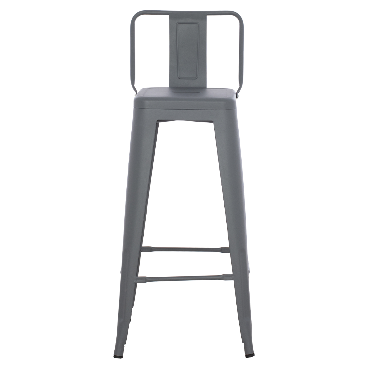 ΣΚΑΜΠΟ BAR ME ΠΛΑΤΗ ΜΕΤΑΛΛΙΚΟ MELITA-PRO HM8643.50 ΓΚΡΙ 42x42x100Υεκ.