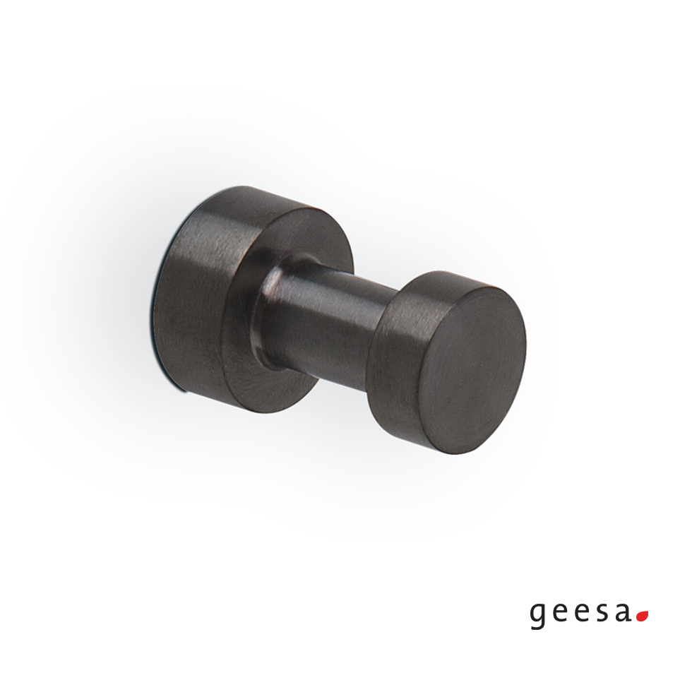 Άγκιστρο μπάνιου 3εκ. NEMOX Geesa Inox Black Brushed