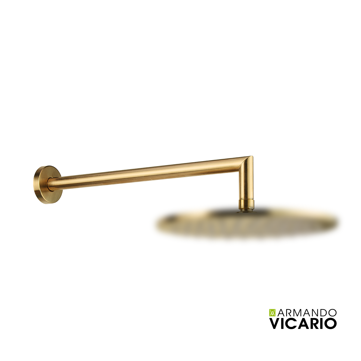Βραχίονας Τοίχου Στρογγυλός 35εκ., Vicario Brushed Gold