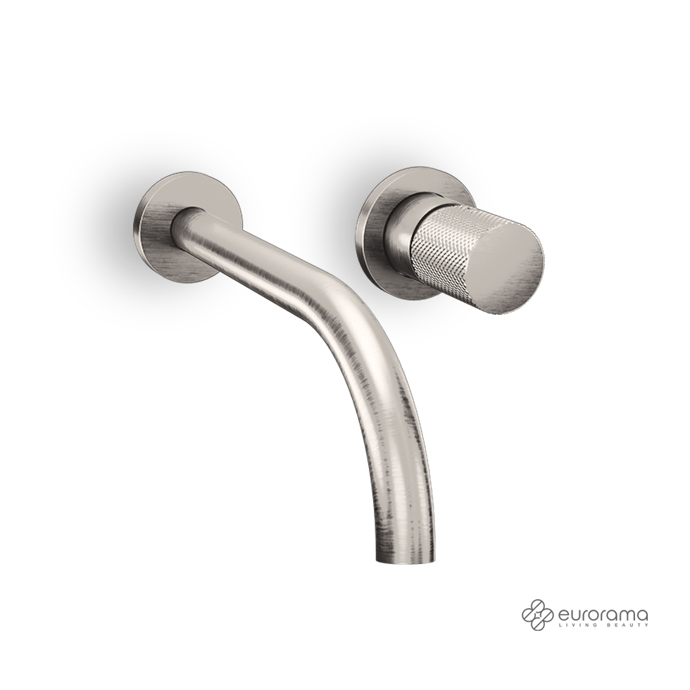 Μπαταρία Νιπτήρα Τοίχου Eletta Tecno Eurorama Inox