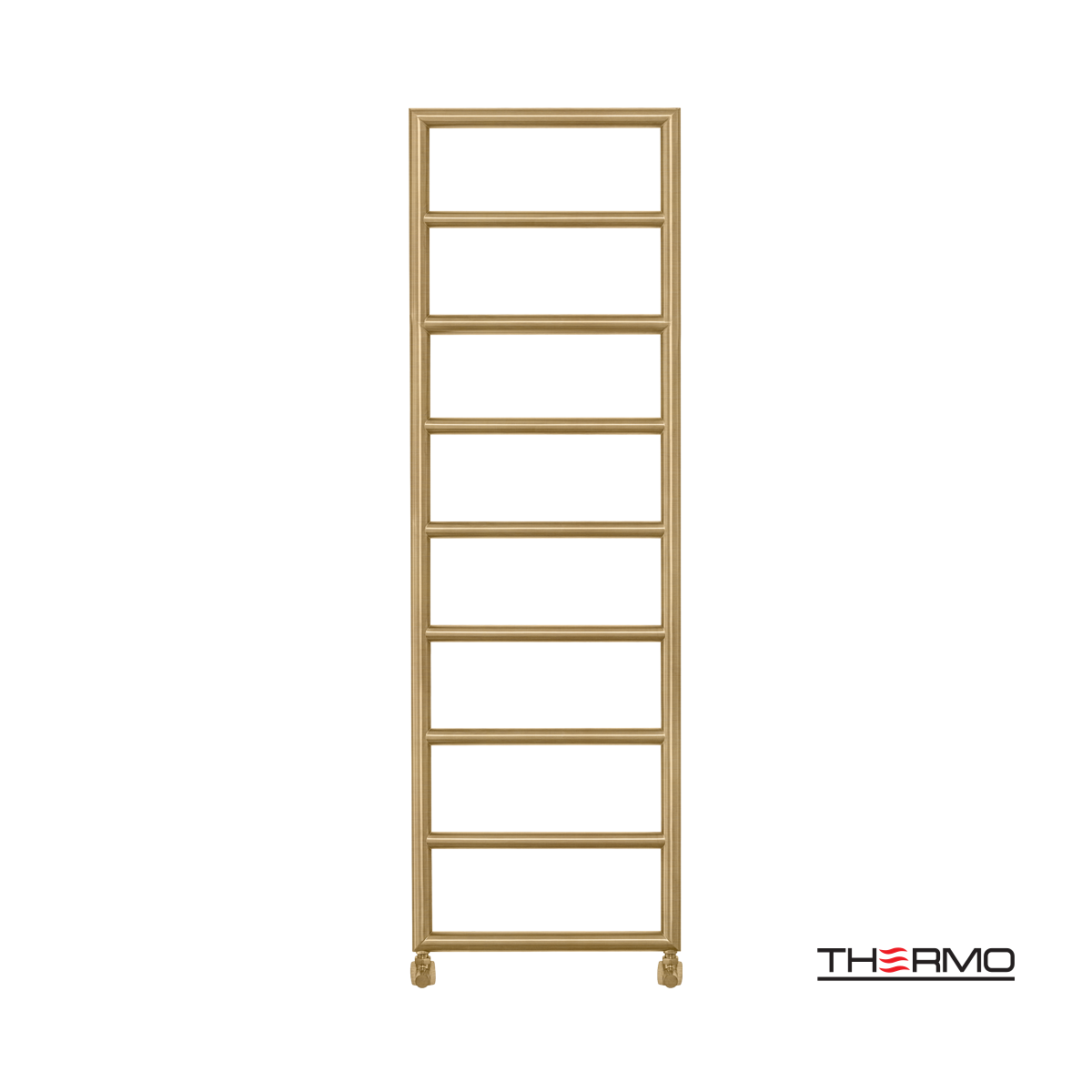 Θερμαινόμενη Πετσετοκρεμάστρα μπάνιου Inox TEMPO 150x50 Brushed Brass(Gold) PVD