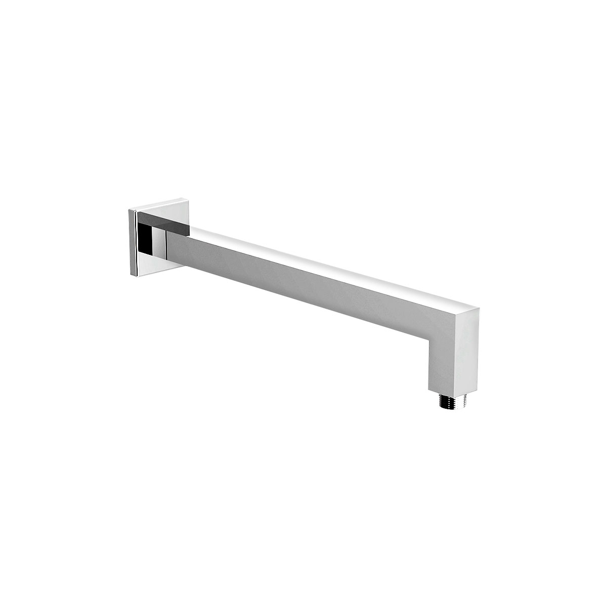 Βραχίονας Τοίχου Τετράγωνος 25x25mm 35εκ., Eurorama Chrome