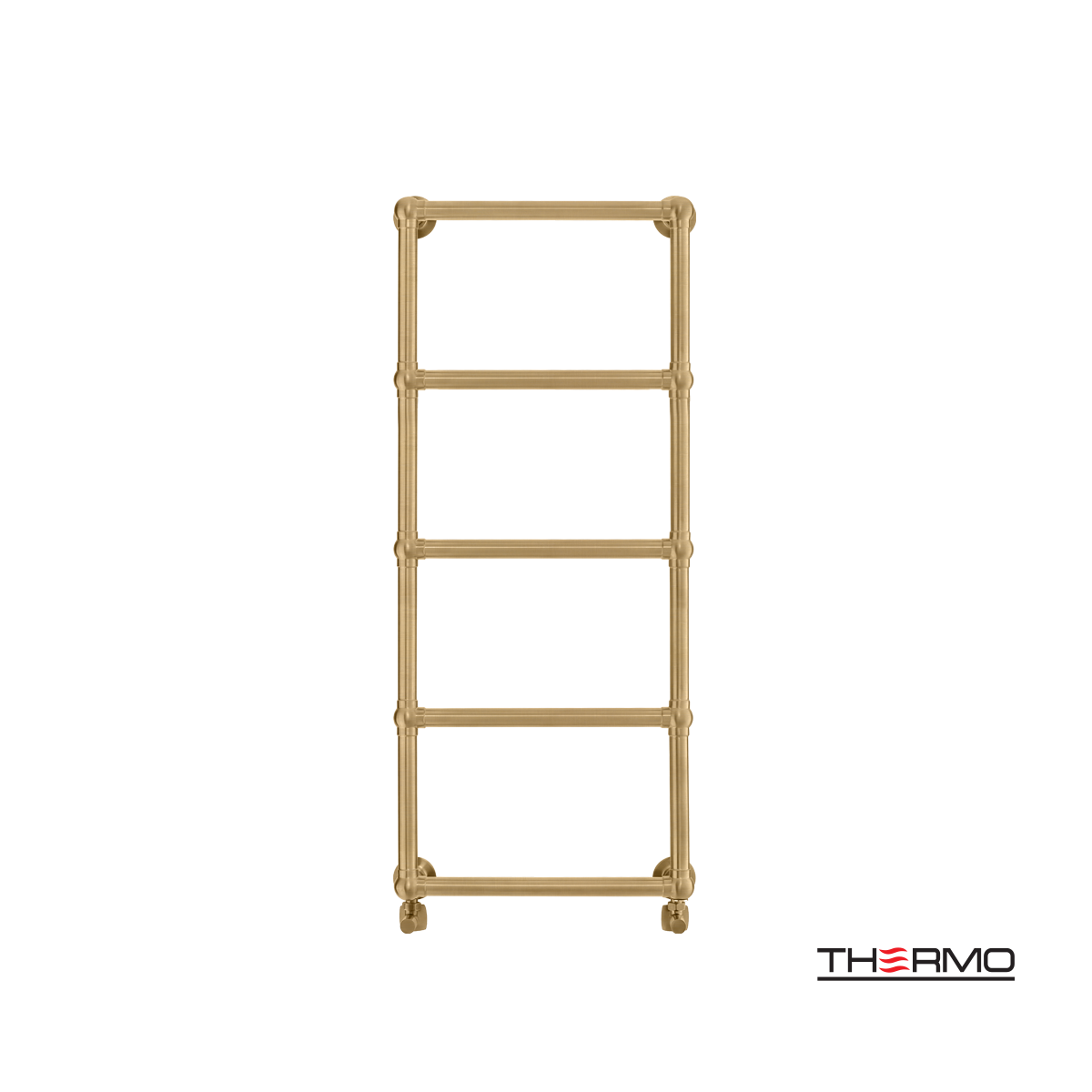 Θερμαινόμενη Πετσετοκρεμάστρα μπάνιου Inox ADELPHI 115x49 Brushed Brass(Gold) PVD