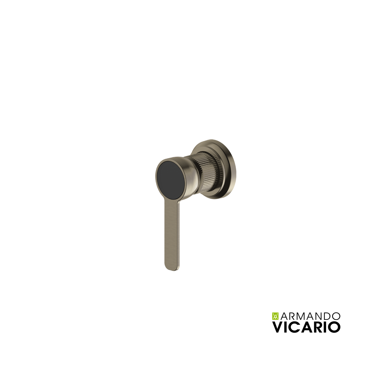 Μίκτης Εντοιχισμού 1 Εξόδου Lumiere Vicario Black Brushed