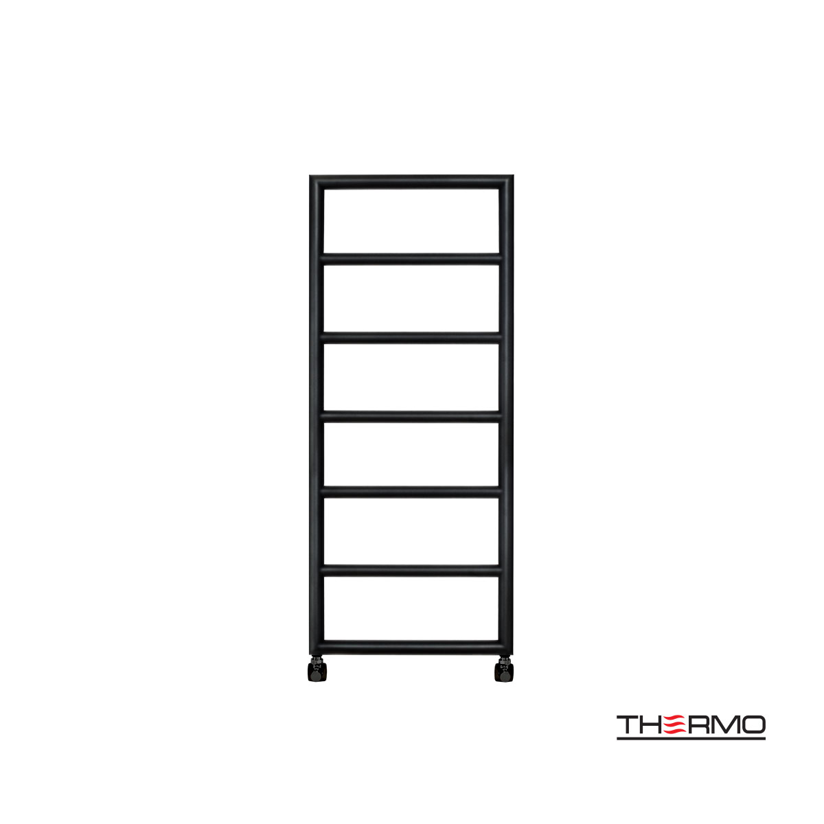 Θερμαινόμενη Πετσετοκρεμάστρα μπάνιου Inox TEMPO 120x50 Silk Black