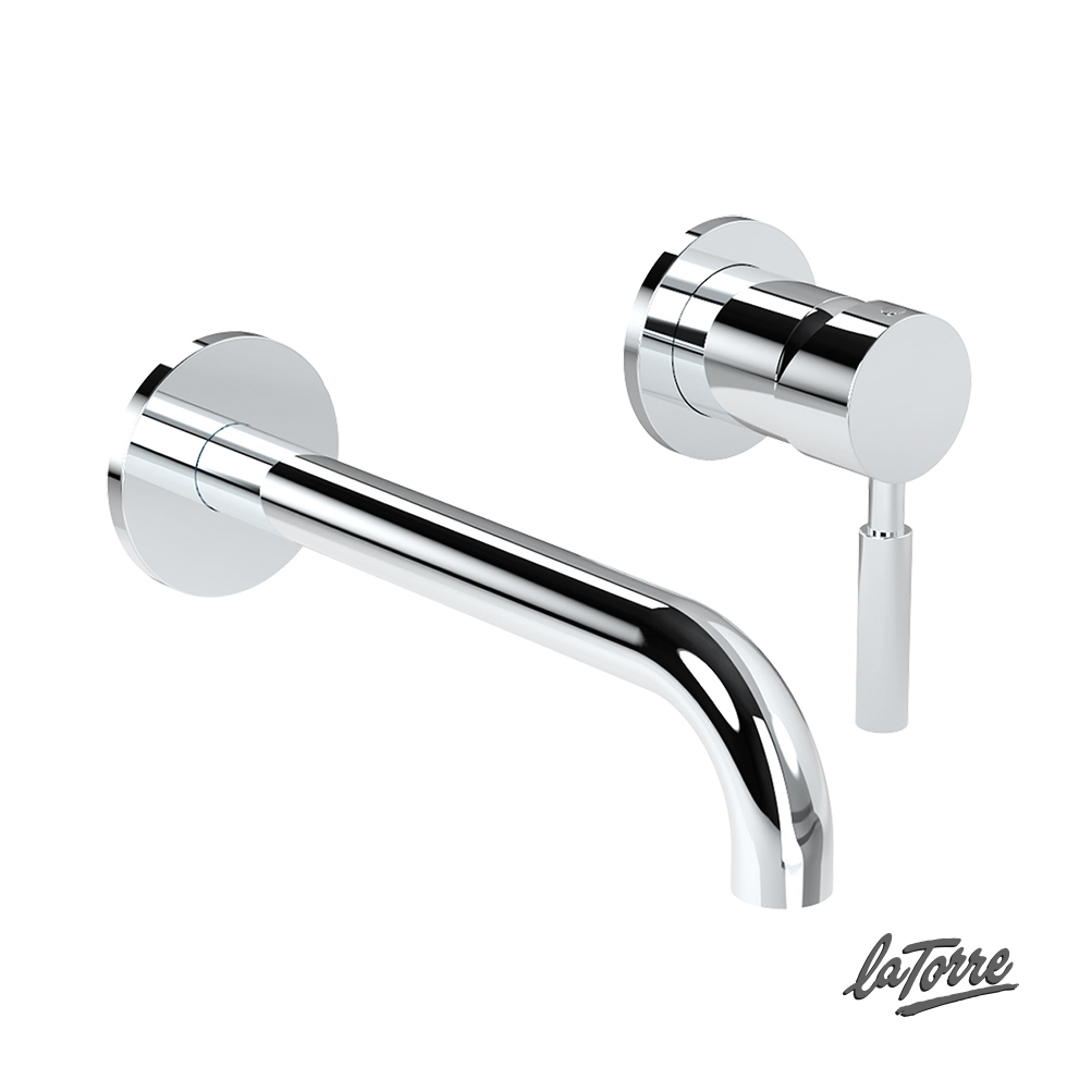 Μπαταρία Νιπτήρα Τοίχου Τech La Torre Chrome
