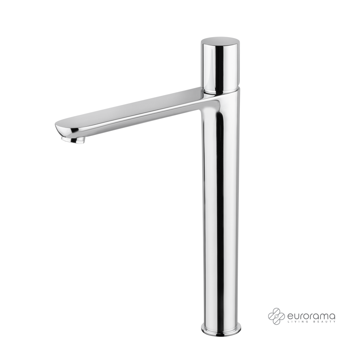 Μπαταρία Νιπτήρα Υψηλή με Βαλβίδα Clic-Clac Res-Pro Eurorama Chrome