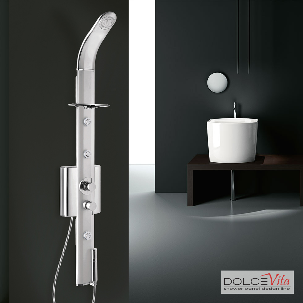 Στήλη Ντουζ Υδρομασάζ SFERA με μίκτη Chrome