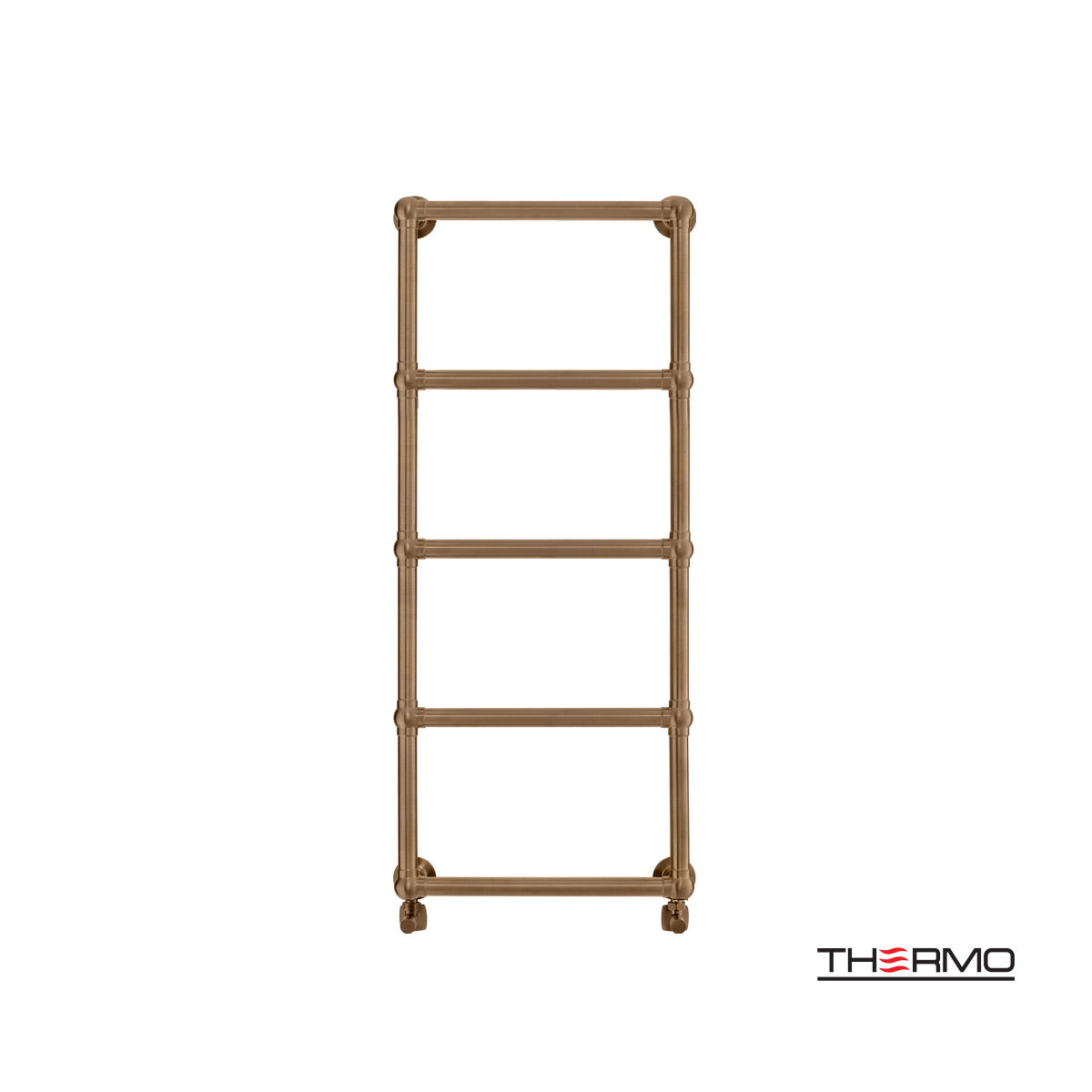 Θερμαινόμενη Πετσετοκρεμάστρα μπάνιου Inox ADELPHI 115x49 Antique Brass