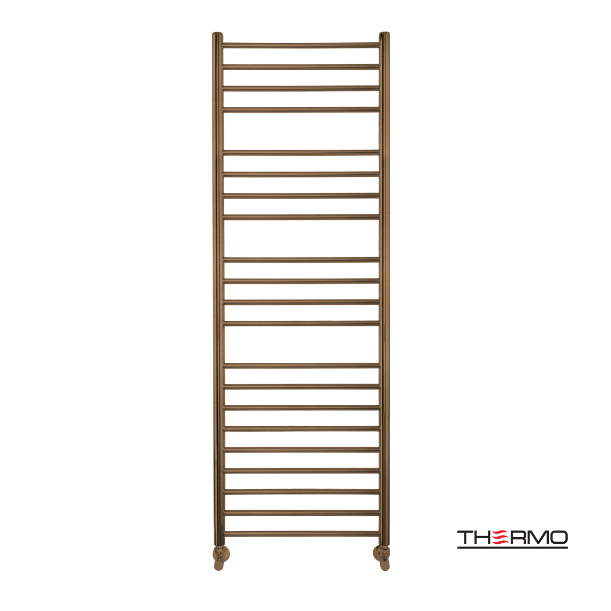 Θερμαινόμενη Πετσετοκρεμάστρα μπάνιου Inox BELLAVIA 150x50 Antique Brass