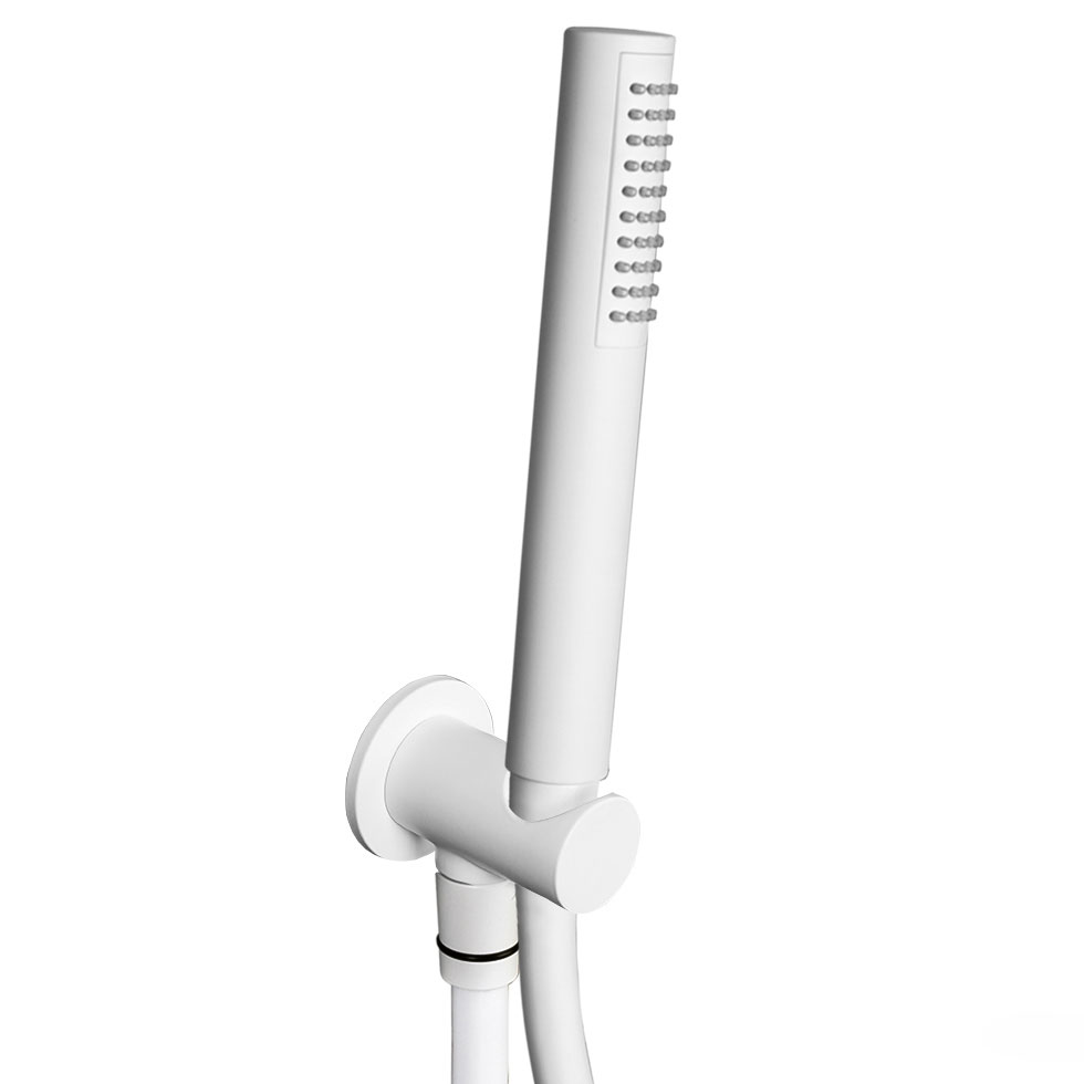 Παροχή Νερού με Στήριγμα Τηλεφώνου Eurorama White Matt