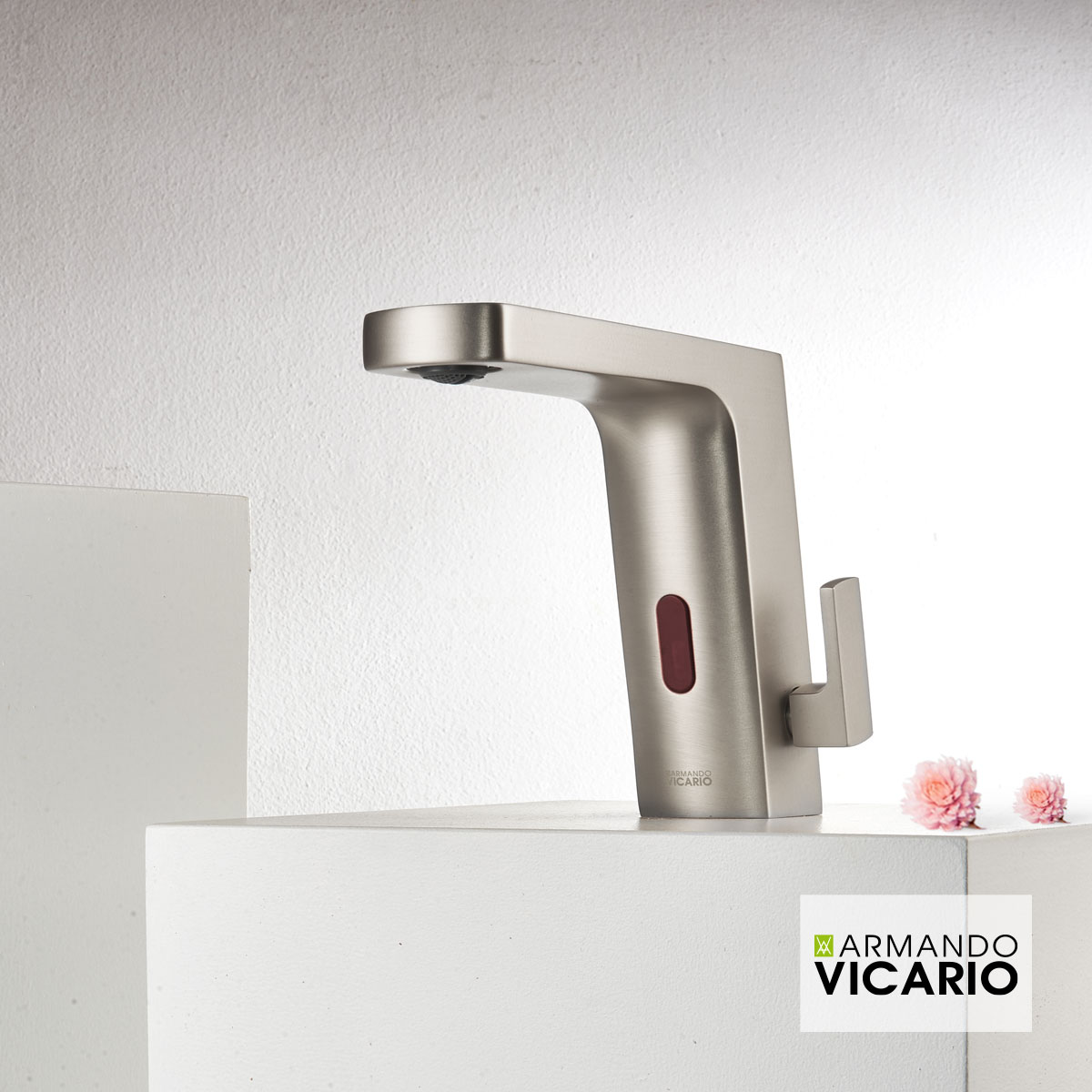 Μπαταρία Νιπτήρα Ηλεκτρονική (μπατ.) Sensi Vicario Inox