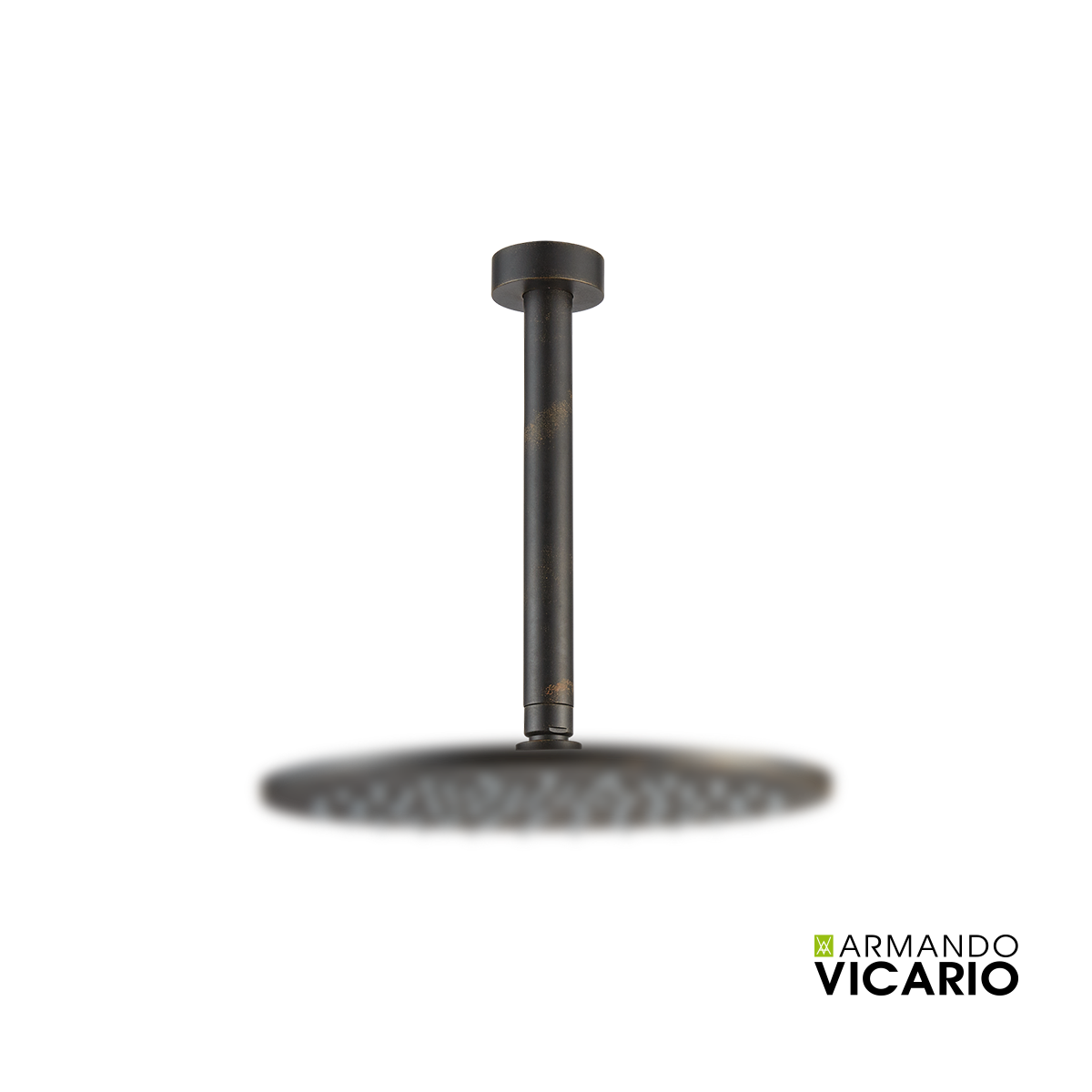 Βραχίονας Οροφής Στρογγυλός 20εκ. Vicario Rusty Black