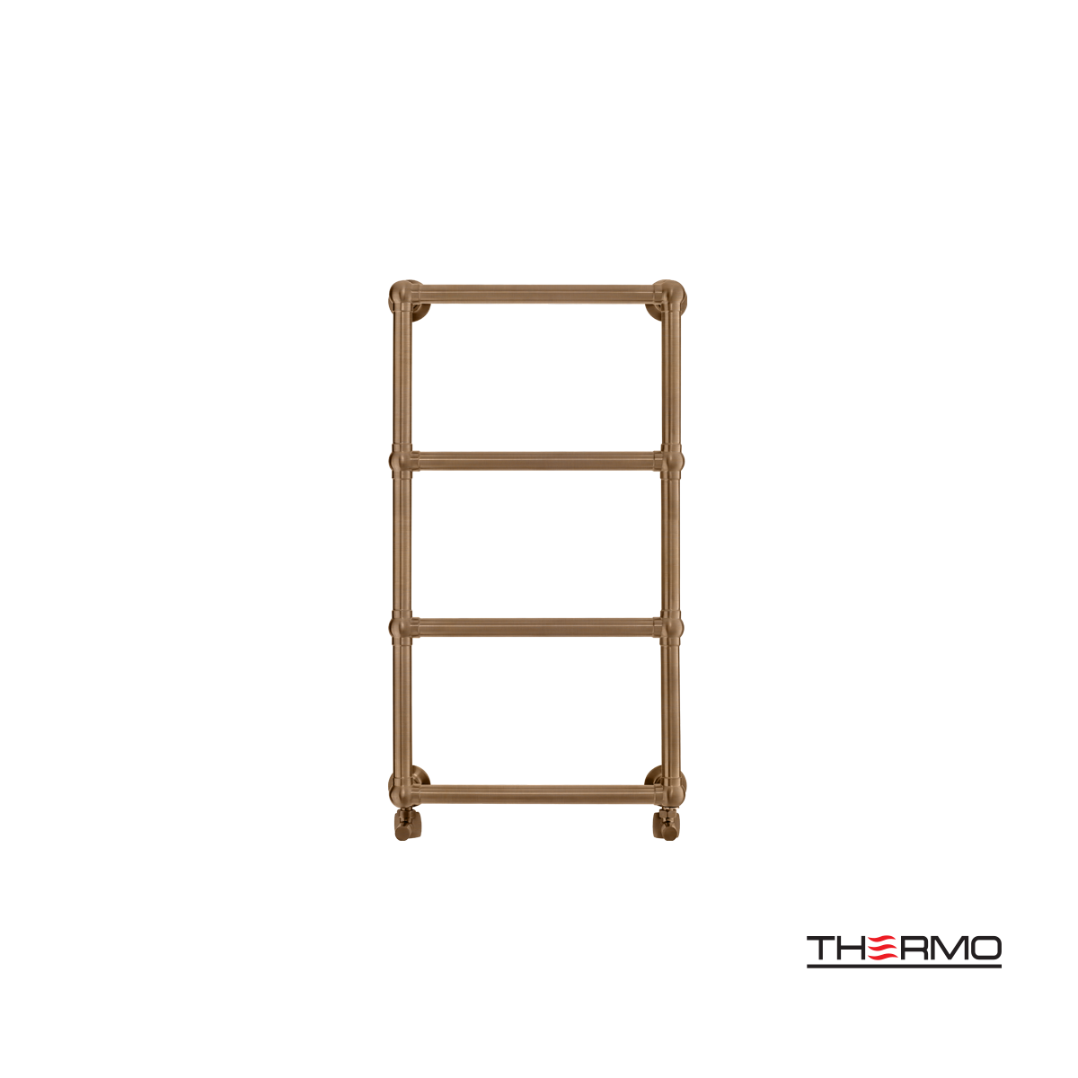 Θερμαινόμενη Πετσετοκρεμάστρα μπάνιου Inox ADELPHI 88x49 Antique Brass