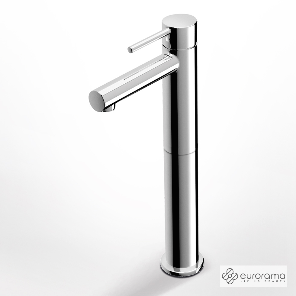 Μπαταρία Νιπτήρα Υψηλή Tonda Eurorama Chrome