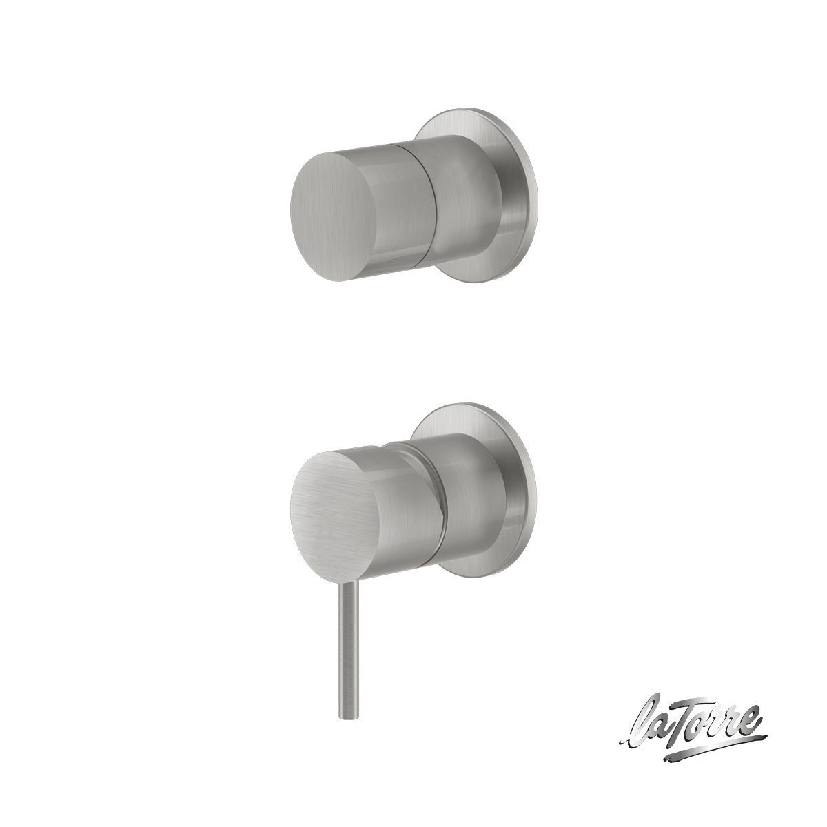 Μίκτης Εντοιχισμού 2 Εξόδων Elle316 La Torre Brushed Inox