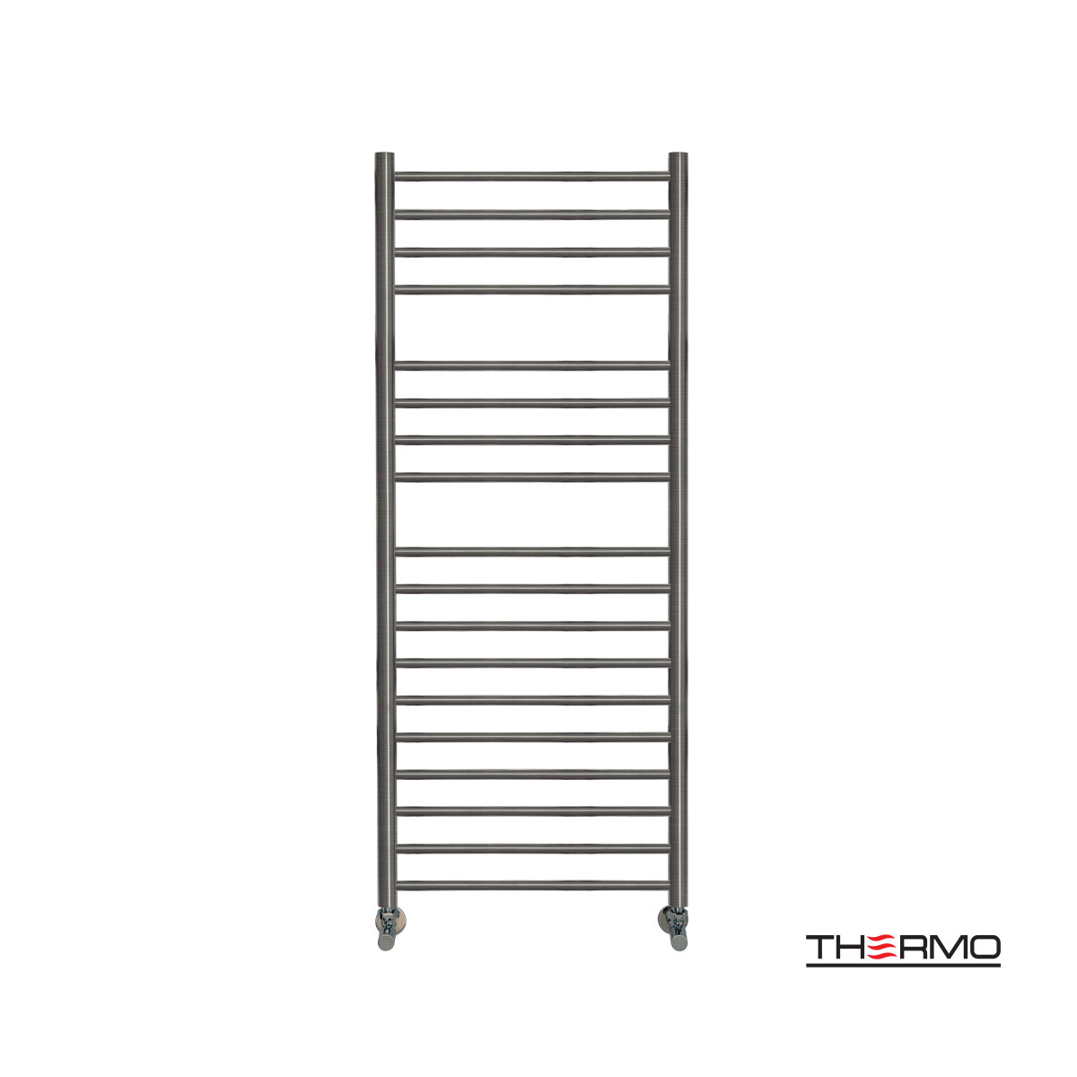 Θερμαινόμενη Πετσετοκρεμάστρα μπάνιου Inox BELLAVIA 120x50 Black Brushed PVD