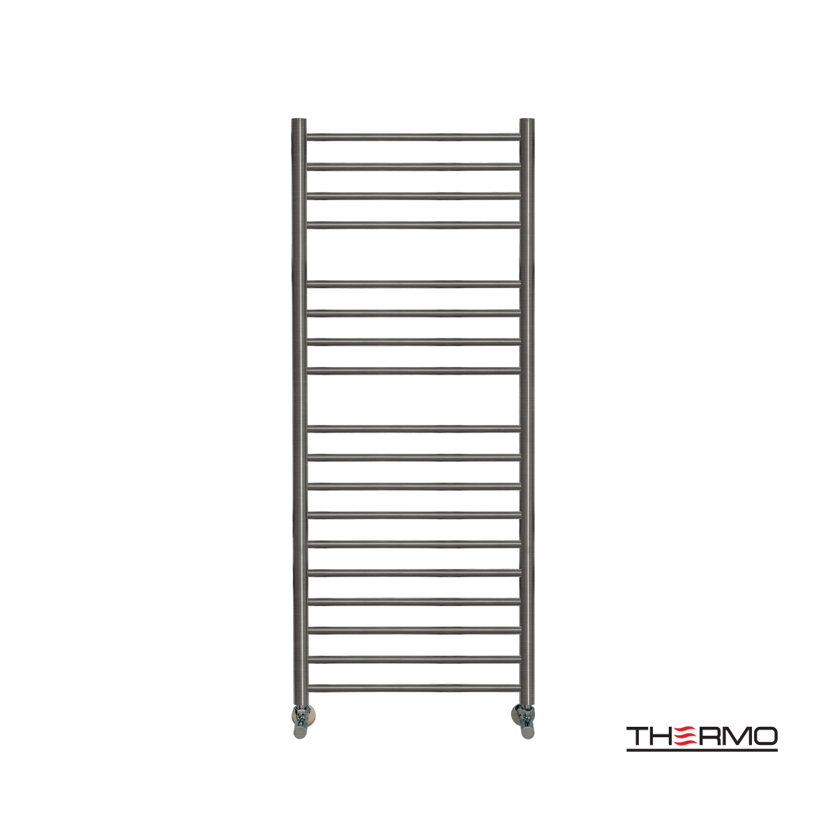 Θερμαινόμενη Πετσετοκρεμάστρα μπάνιου Inox BELLAVIA 120x50 Black Brushed PVD