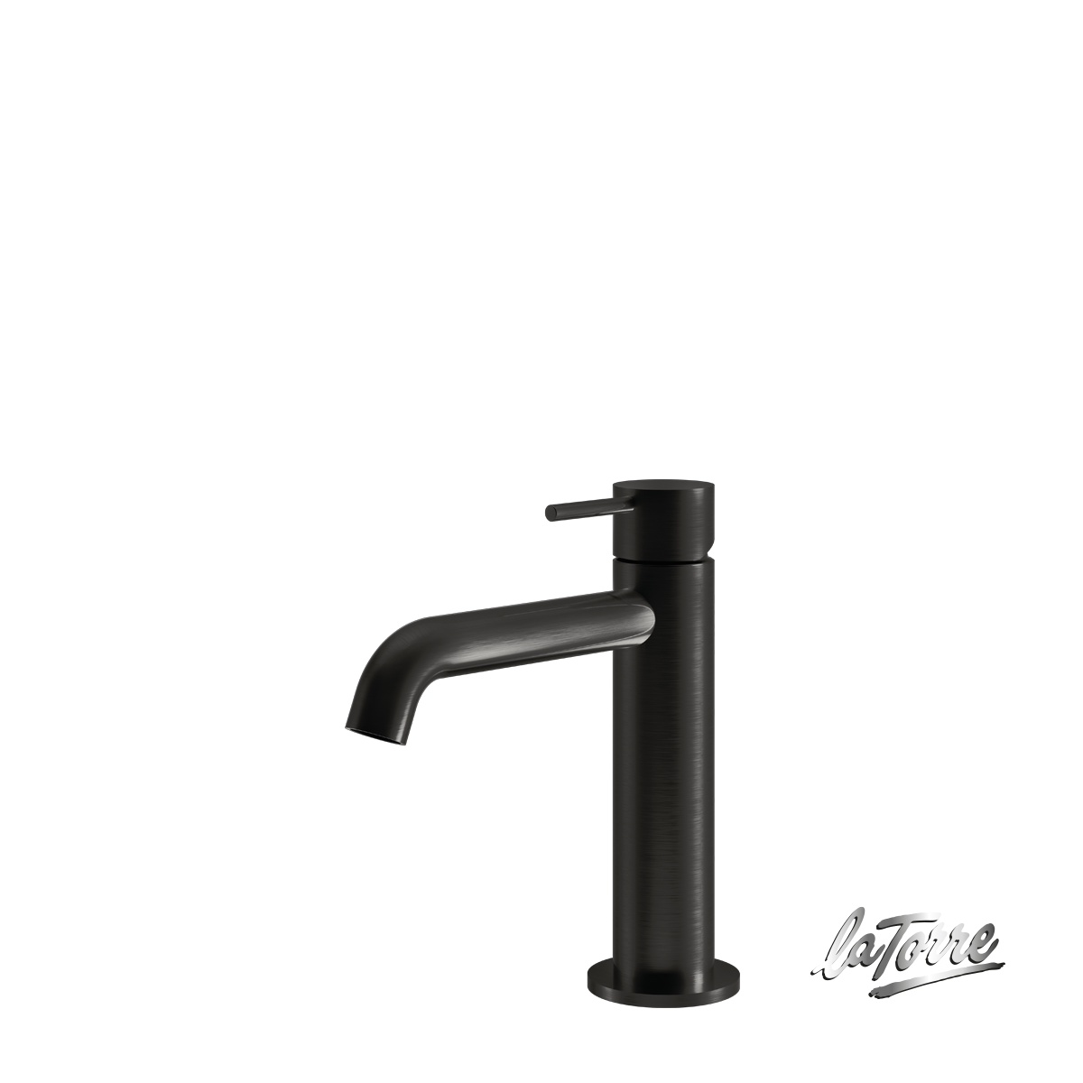 Μπαταρία Νιπτήρα με Βαλβίδα Clic-Clac Elle316 La Torre PVD Black Brushed