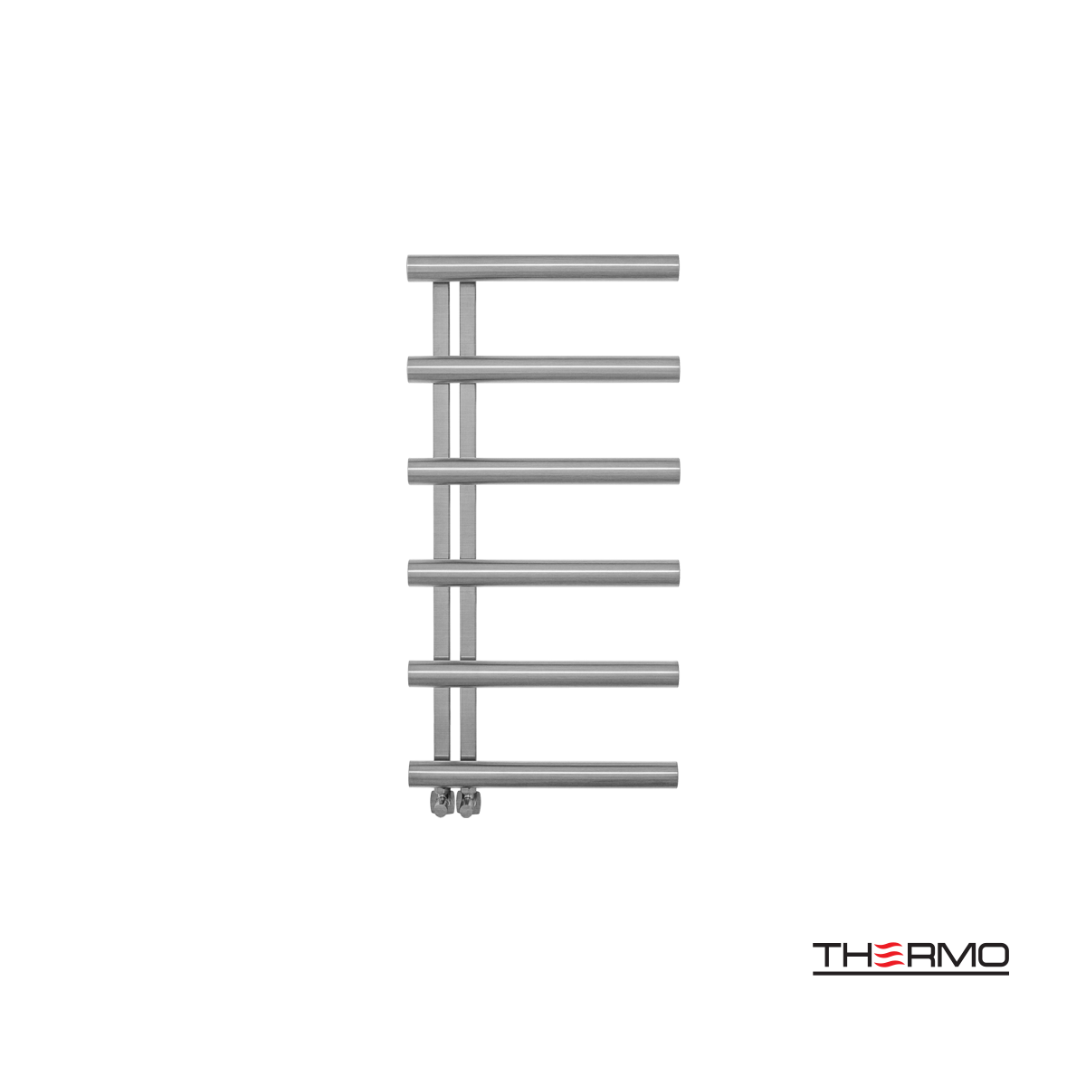 Θερμαινόμενη Πετσετοκρεμάστρα μπάνιου Inox ACCENT  100x50 Brushed