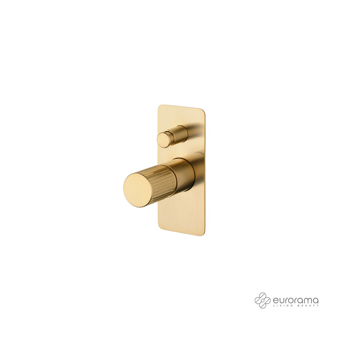 Μίκτης Εντοιχισμού 2 Εξόδων OSO Eurorama Brushed Gold