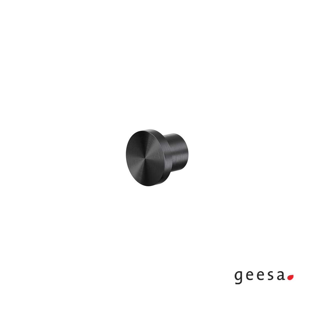 Άγκιστρο μπάνιου μονό 2εκ. Φ25 OPAL Geesa Inox PVD Black Brushed