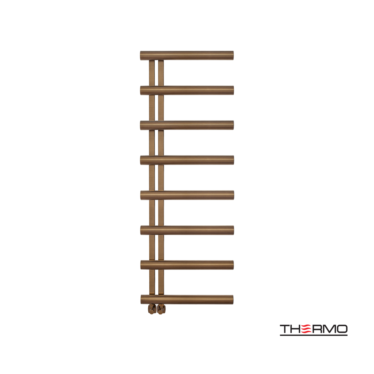 Θερμαινόμενη Πετσετοκρεμάστρα μπάνιου Inox ACCENT  138x50 Antique Brass